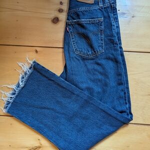 Levi's Blue Ankle & Cropped Jeans